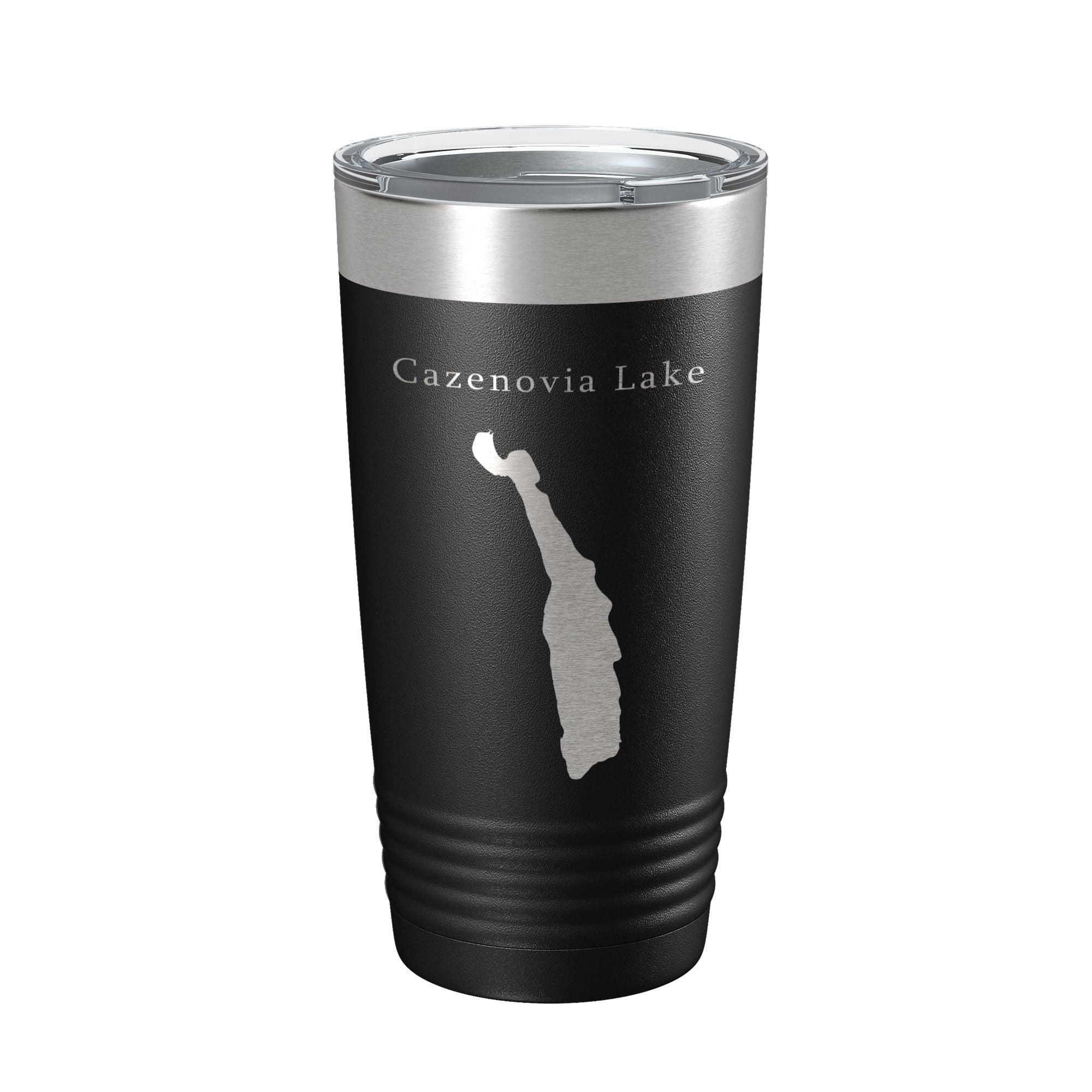 Cazenovia Lake Map Tumbler Travel Mug Insulated Laser Engraved Coffee Cup New York 20 oz