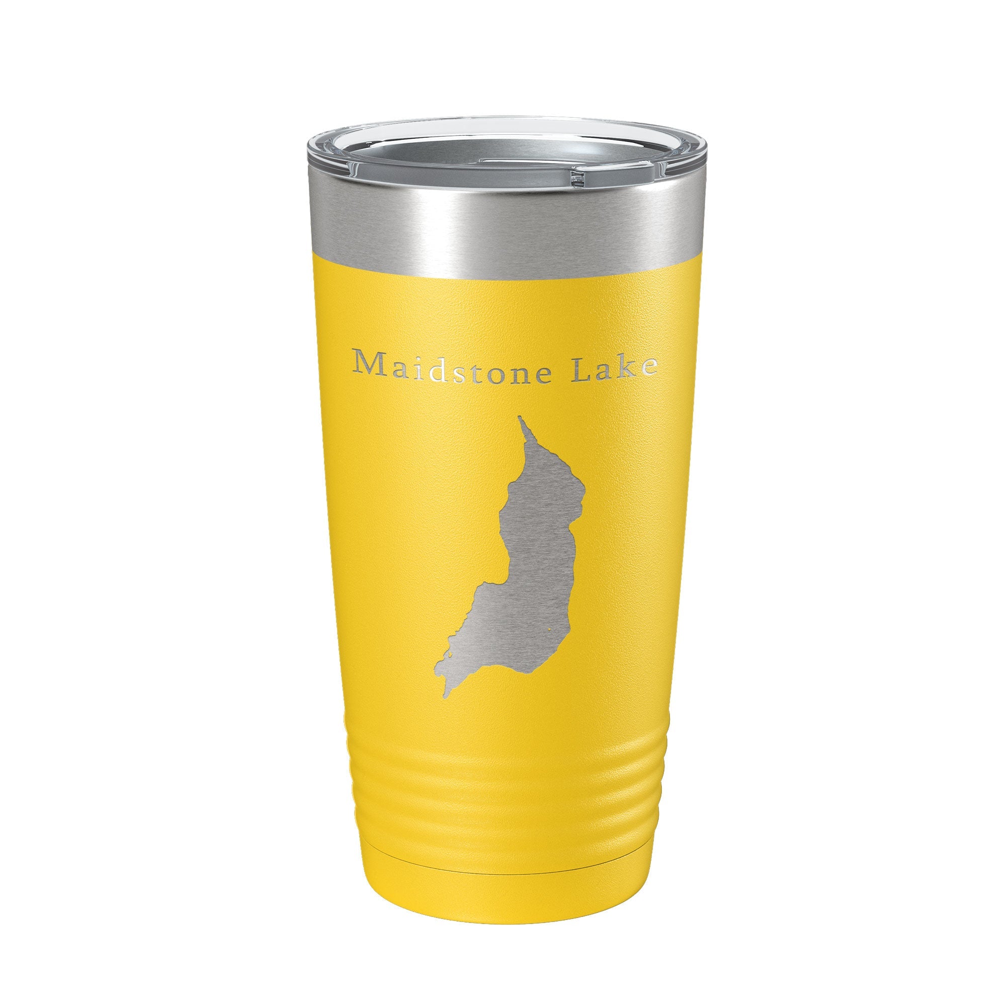 Maidstone Lake Map Tumbler Travel Mug Insulated Laser Engraved Coffee Cup Vermont 20 oz