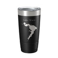 Lake Waco Map Tumbler Travel Mug Insulated Laser Engraved Coffee Cup Texas 20 oz