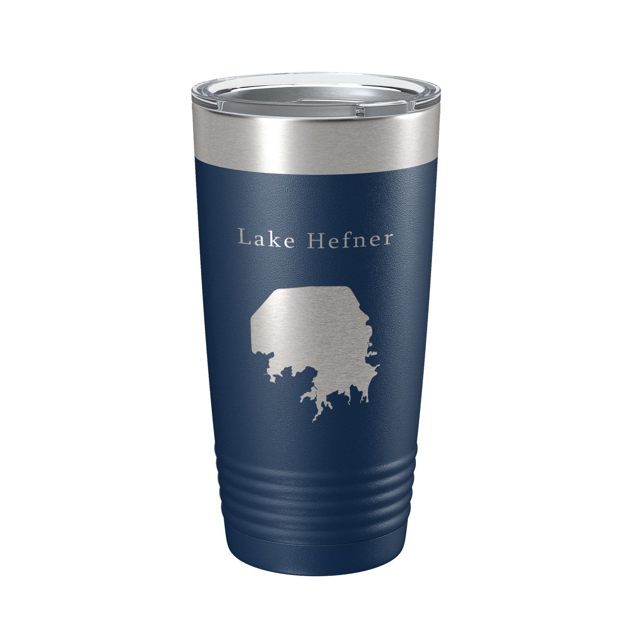 Lake Hefner Map Tumbler Travel Mug Insulated Laser Engraved Coffee Cup Oklahoma 20 oz