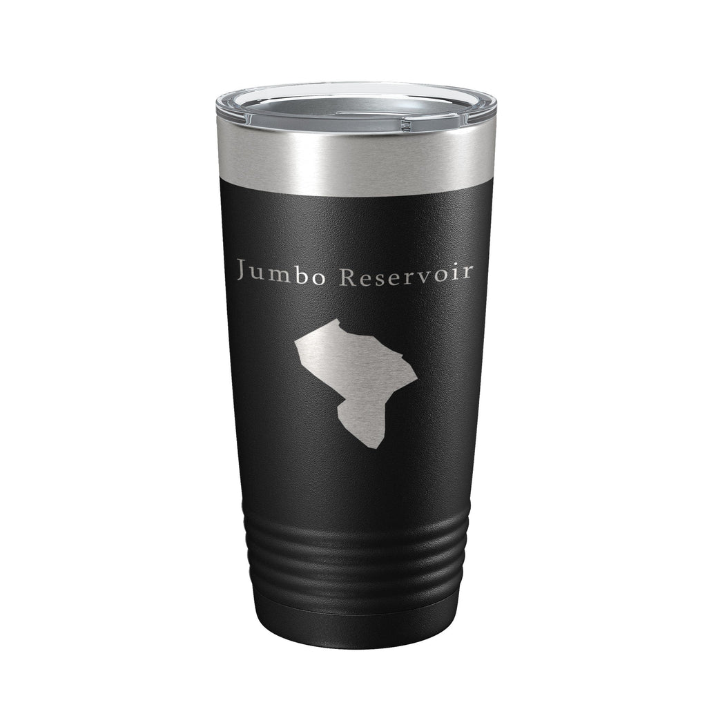 Jumbo Reservoir Tumbler Lake Map Travel Mug Insulated Laser Engraved Coffee Cup Colorado 20 oz