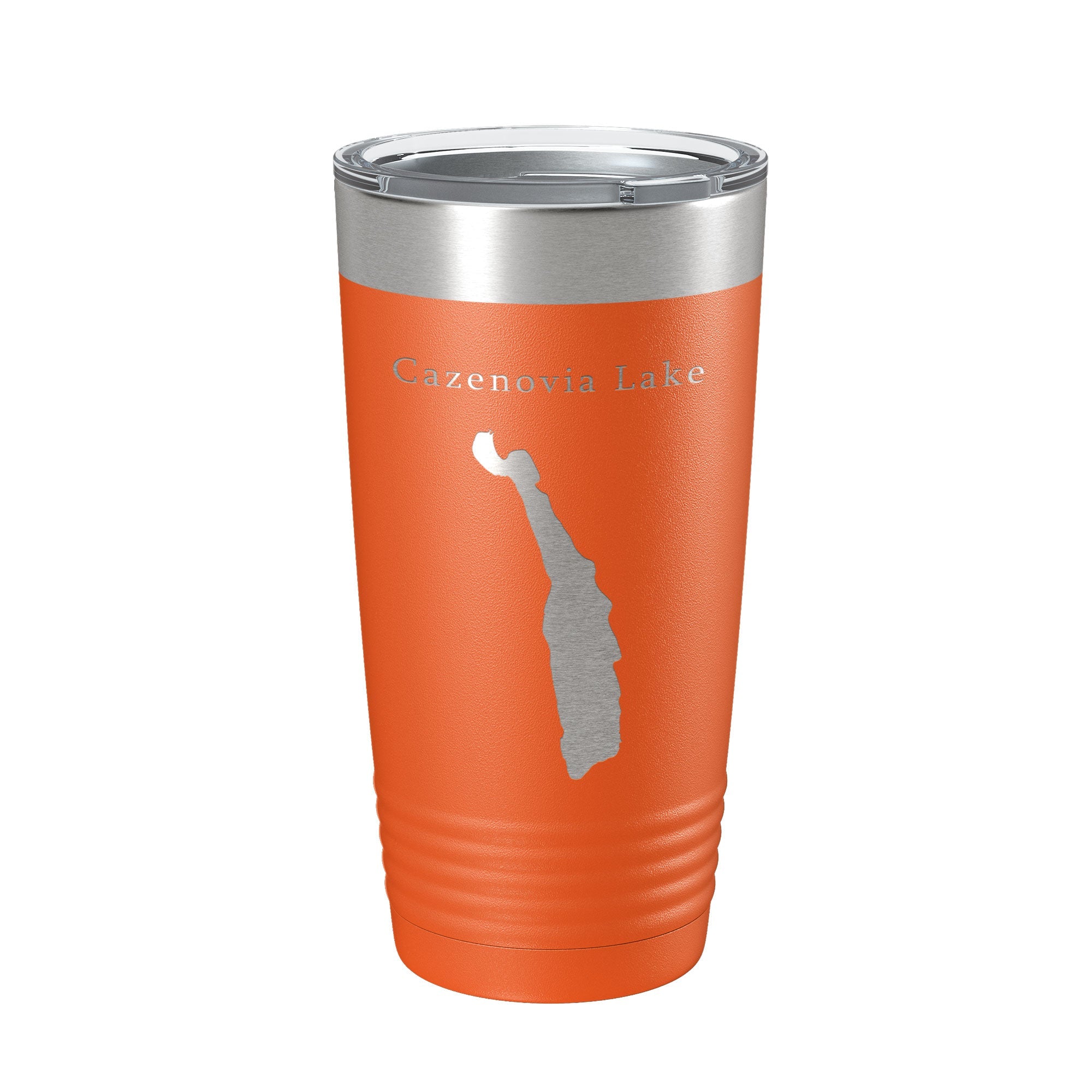 Cazenovia Lake Map Tumbler Travel Mug Insulated Laser Engraved Coffee Cup New York 20 oz