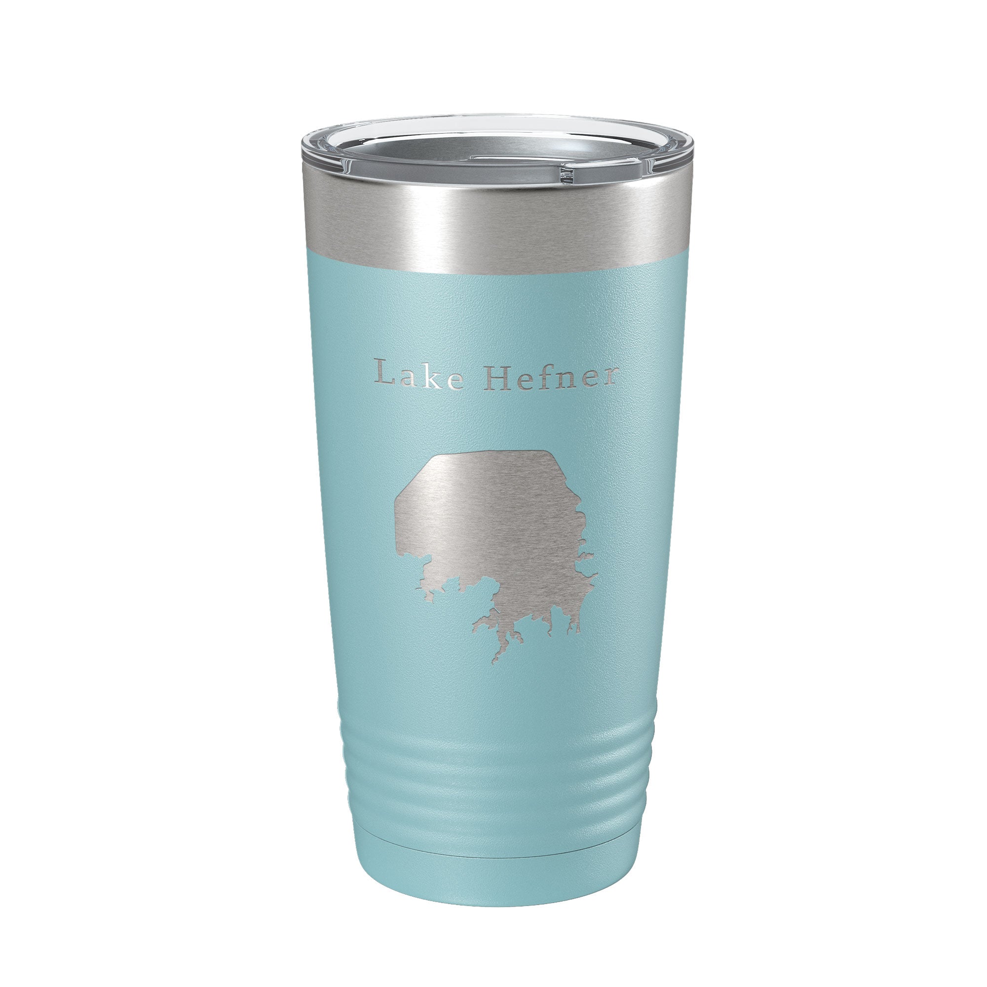 Lake Hefner Map Tumbler Travel Mug Insulated Laser Engraved Coffee Cup Oklahoma 20 oz