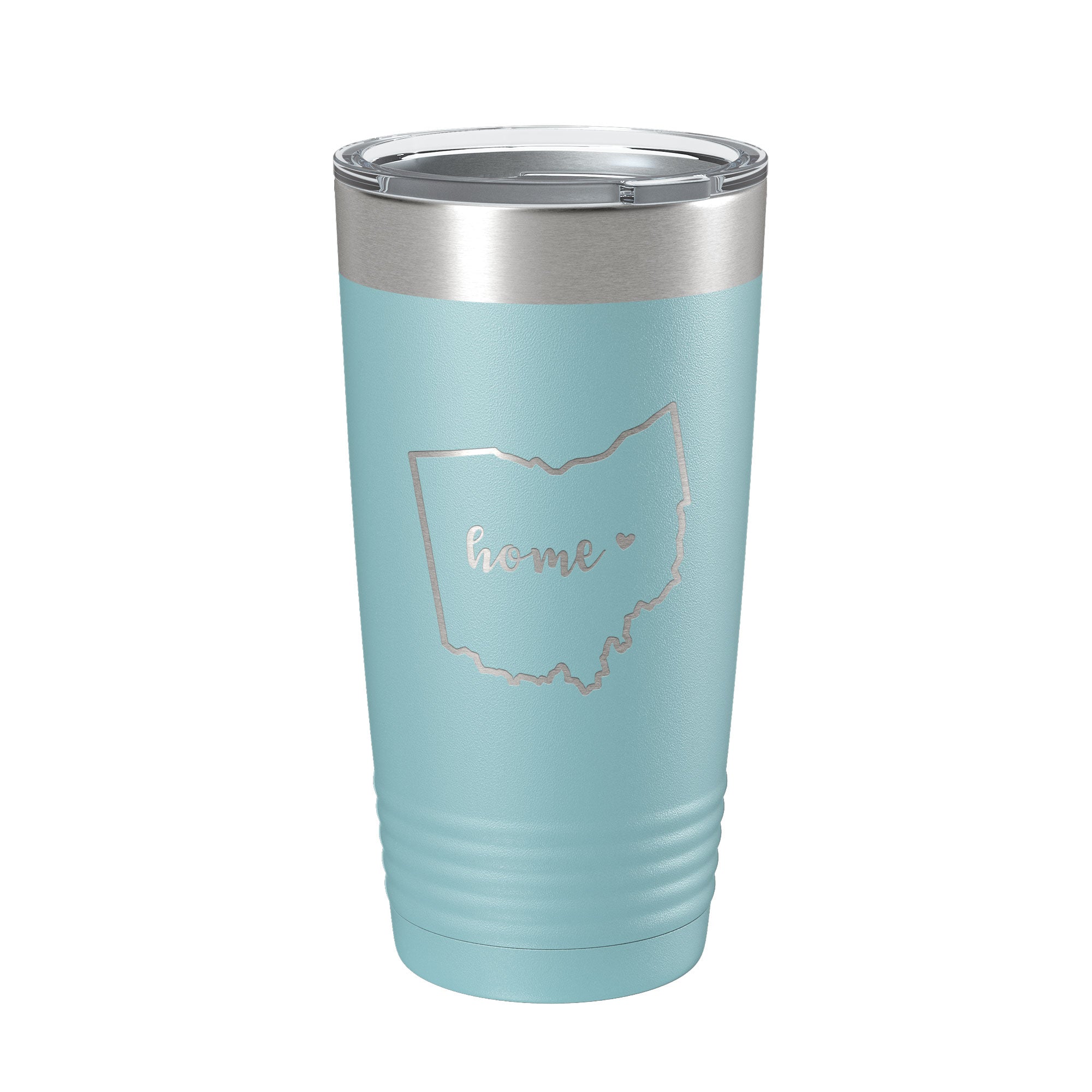 Ohio Tumbler Home State Travel Mug Insulated Laser Engraved Map Coffee Cup 20 oz