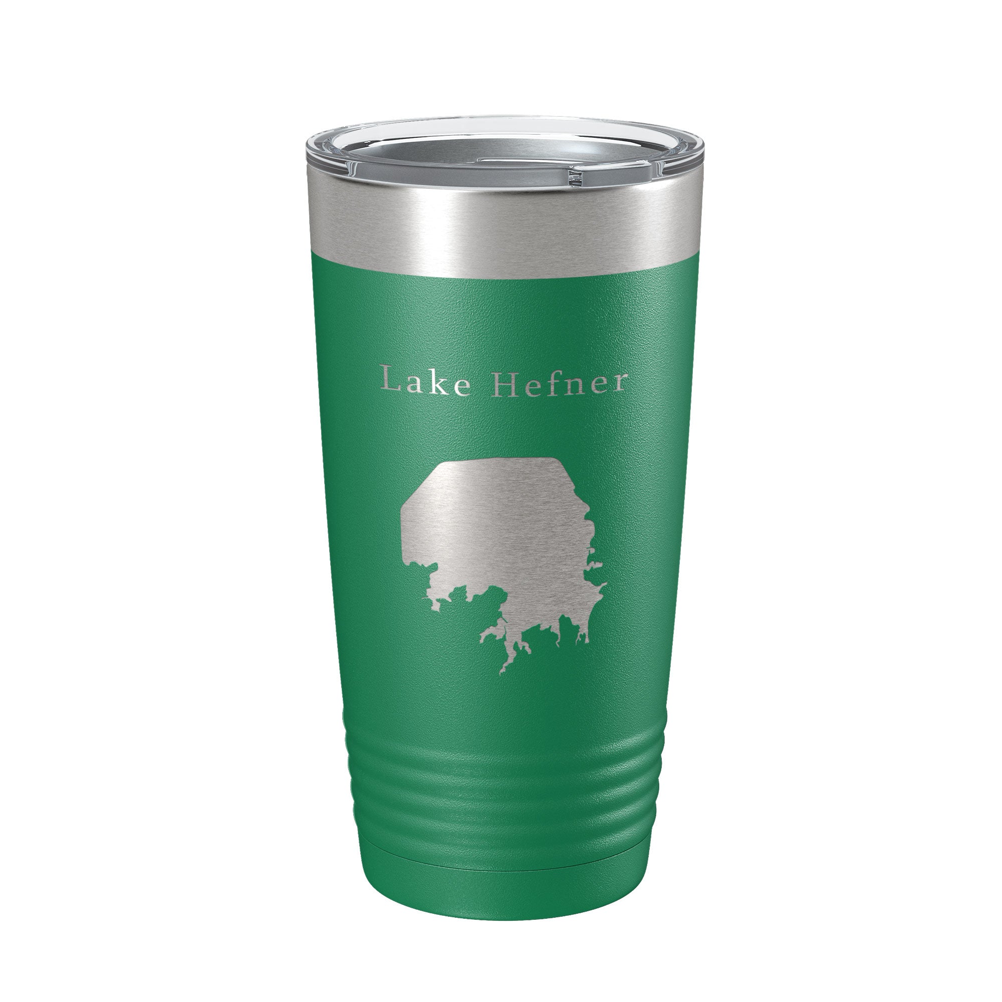 Lake Hefner Map Tumbler Travel Mug Insulated Laser Engraved Coffee Cup Oklahoma 20 oz