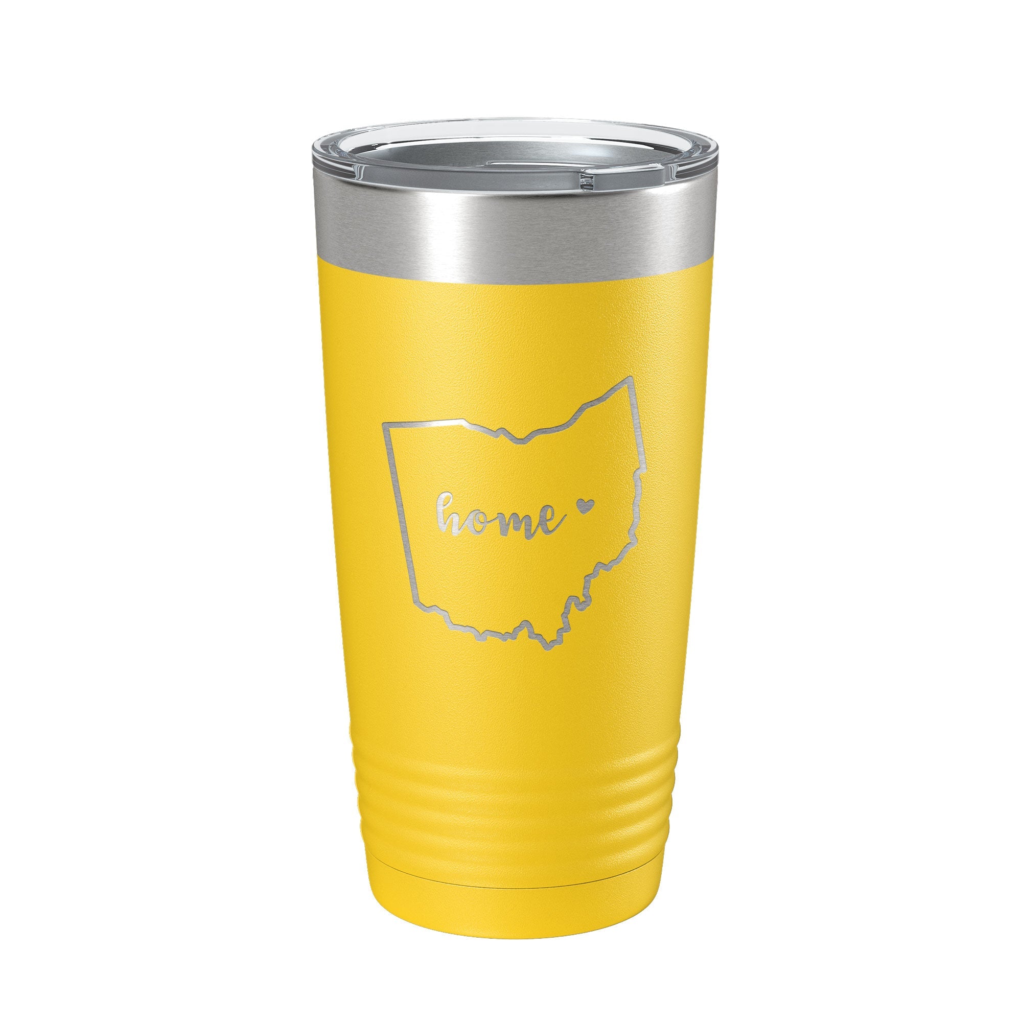 Ohio Tumbler Home State Travel Mug Insulated Laser Engraved Map Coffee Cup 20 oz