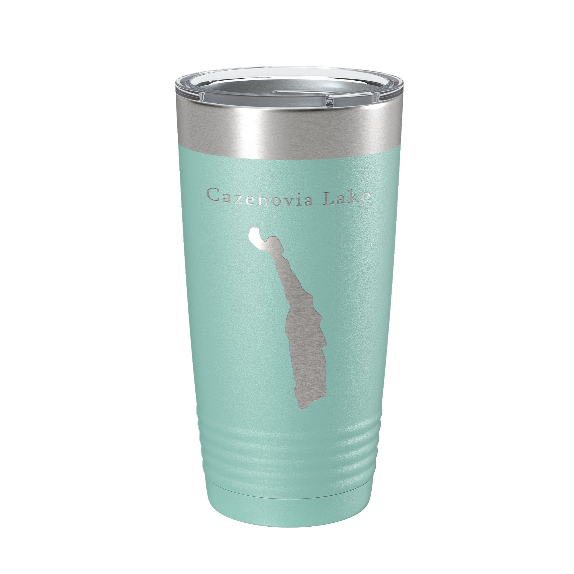 Cazenovia Lake Map Tumbler Travel Mug Insulated Laser Engraved Coffee Cup New York 20 oz